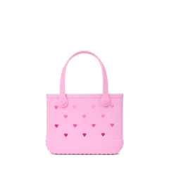 Bitty Bogg Bag - Cut Out Heart Pink Taffy